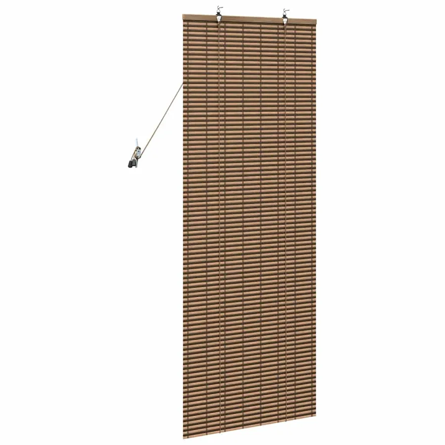 Store enrouleur Marron 60 x 160 cm Bambou - 5