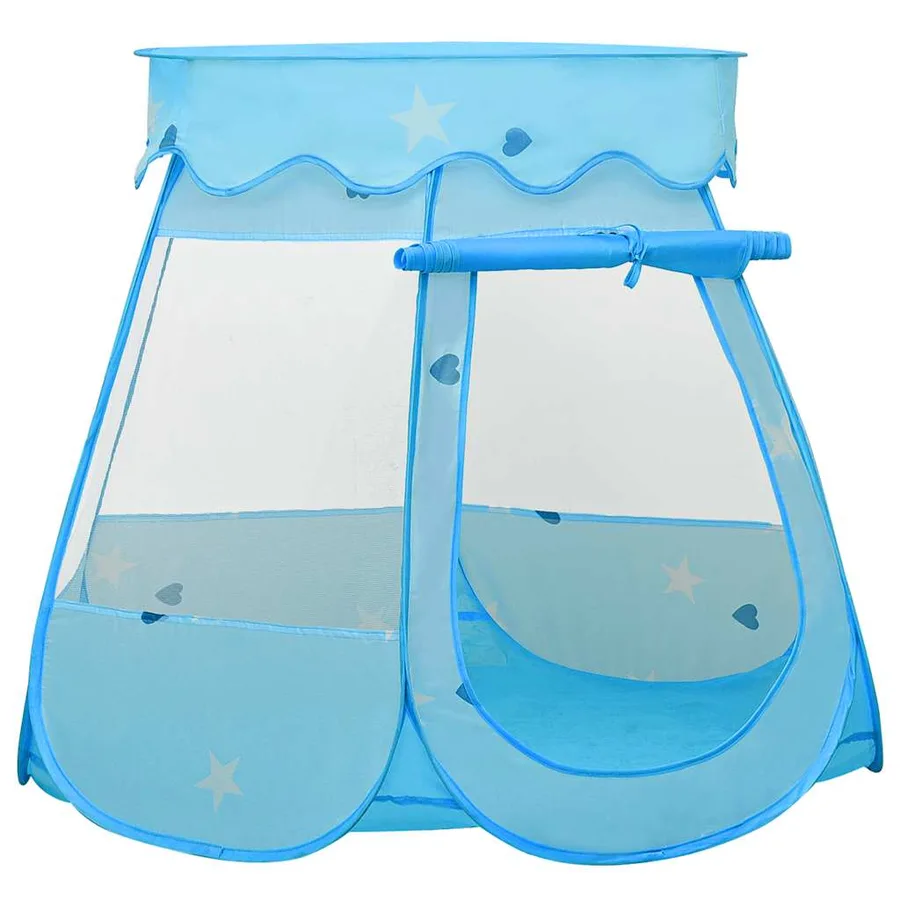 Tente de jeu pour enfants avec 250 balles Bleu 102x102x82 cm - 2