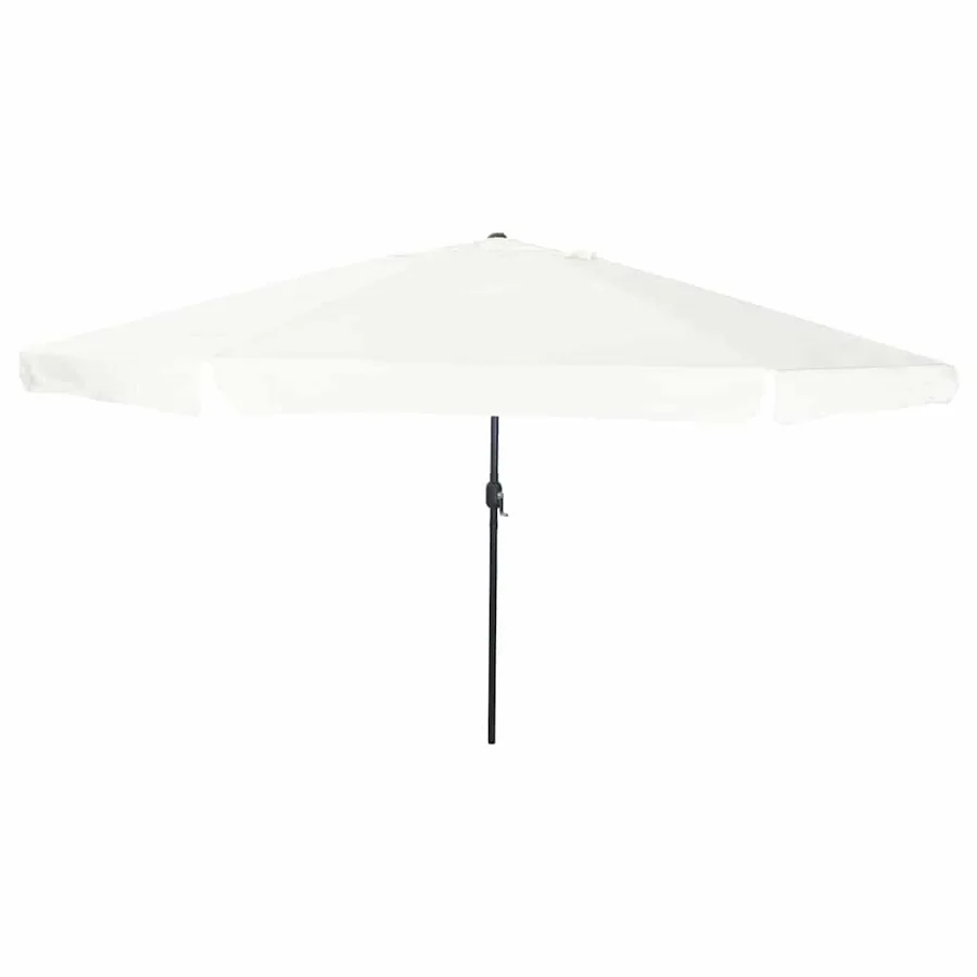 Parasol de jardin Sable 394 x 394 x 248 cm Polyester et Acier