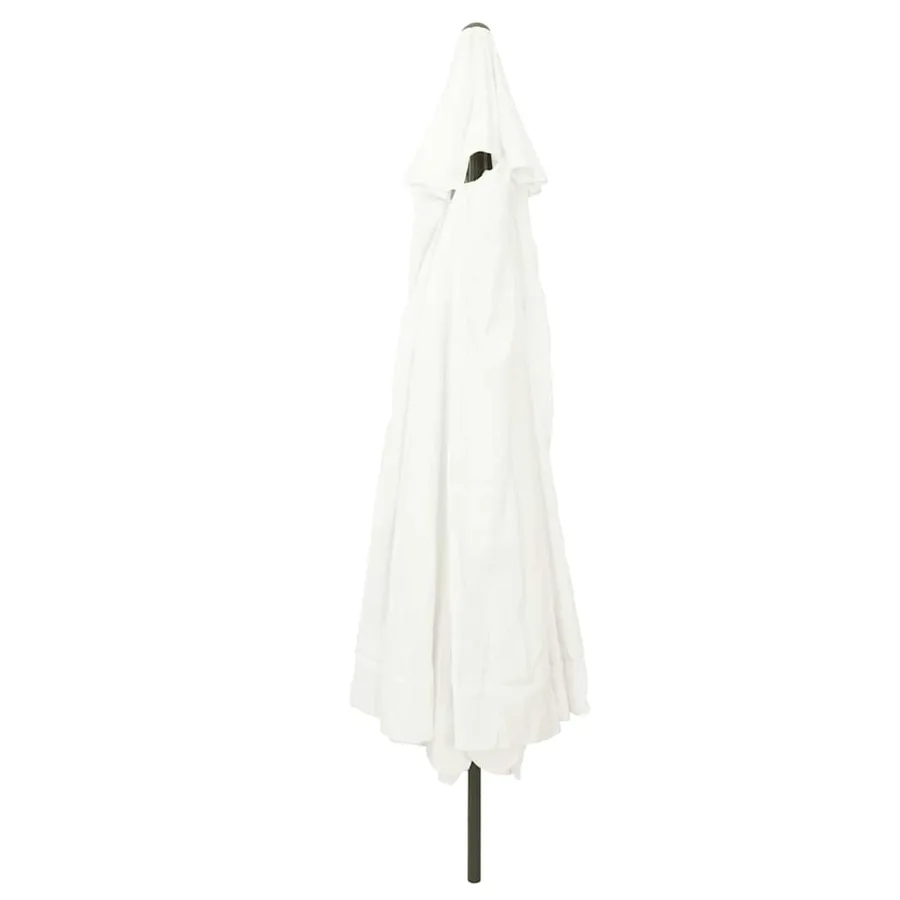 Parasol de jardin Sable 394 x 394 x 248 cm Polyester et Acier - 2