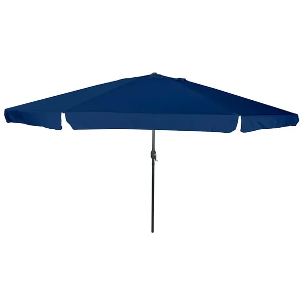 Parasol de jardin 394 x 394 x 248 cm Polyester et Acier Azur