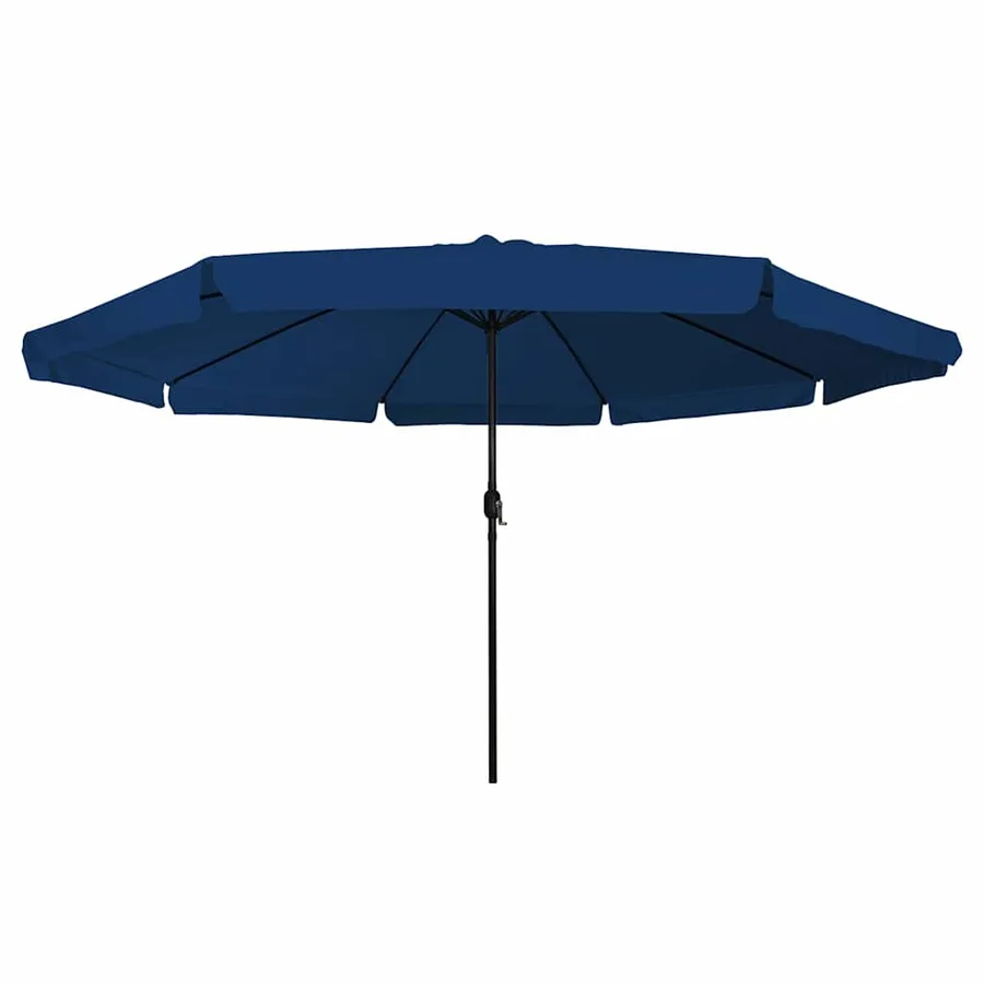 Parasol de jardin 394 x 394 x 248 cm Polyester et Acier Azur - 3
