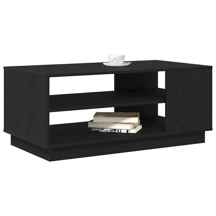 Table basse Chêne noir 102 x 55 x 43 cm Bois d'ingénierie - 3