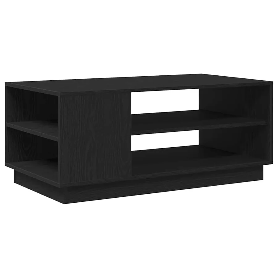Table basse Chêne noir 102 x 55 x 43 cm Bois d'ingénierie - 5