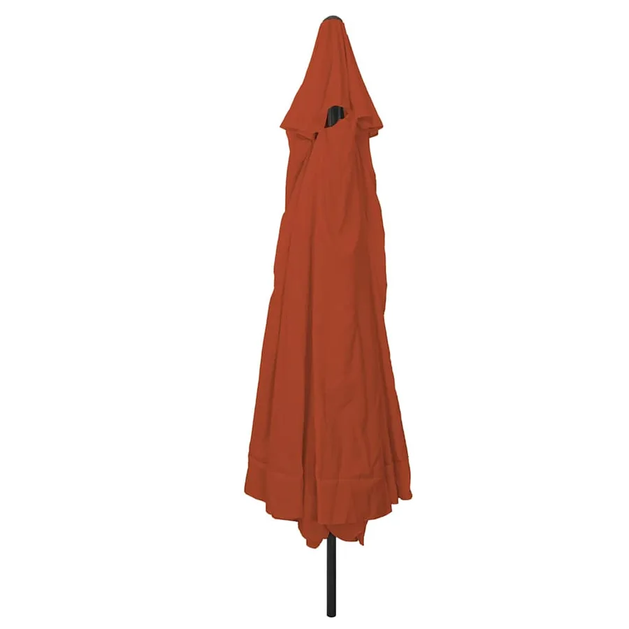 Parasol de jardin Terre cuite 394 x 394 x 248 cm - 2