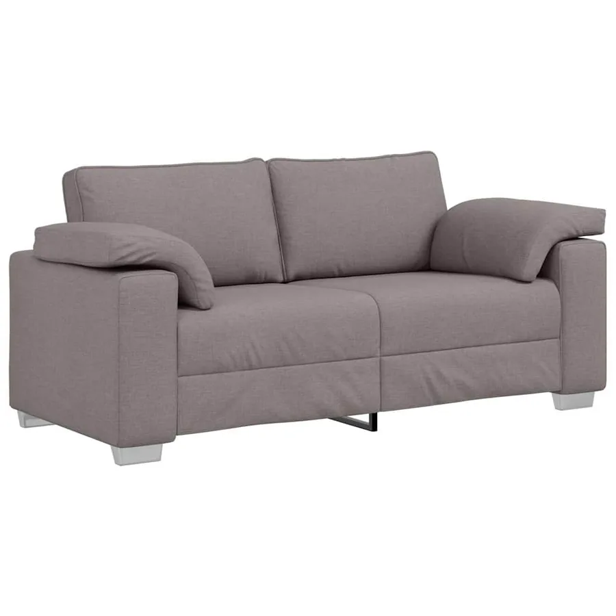 Canapé deux places Taupe 180 cm tissu - 2