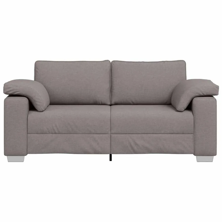 Canapé deux places Taupe 180 cm tissu - 5