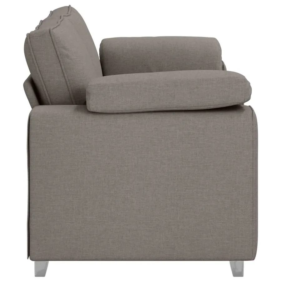 Canapé deux places Taupe 180 cm tissu - 6