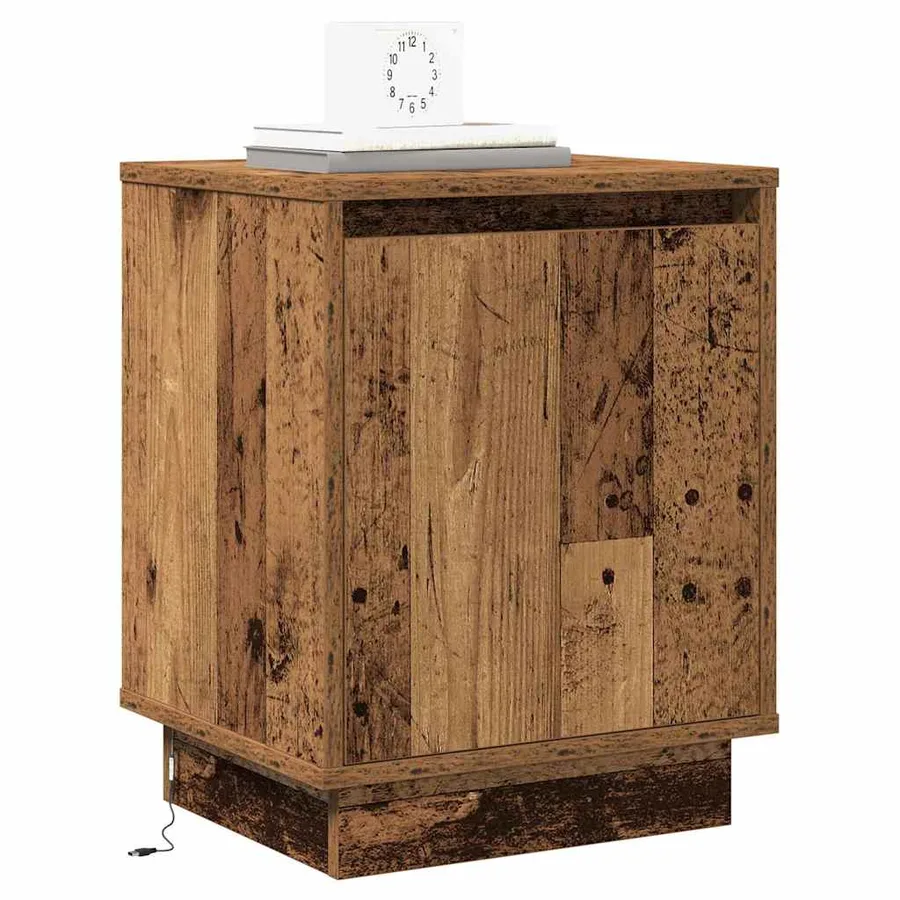 Cabinet de chevet Bois ancien 39 x 34,5 x 50 cm - 3
