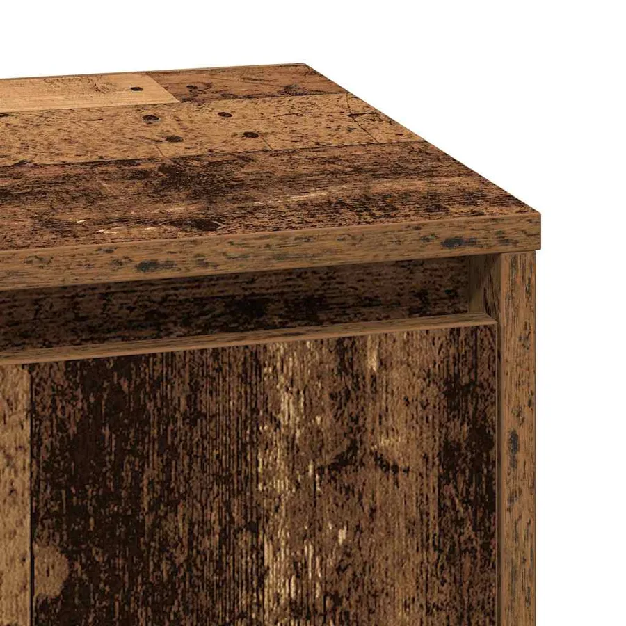 Cabinet de chevet Bois ancien 39 x 34,5 x 50 cm - 9