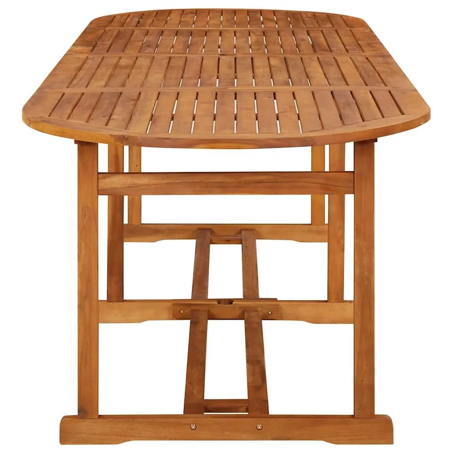 Ensemble à manger de jardin 13 pcs 280x90x75 cm bois d'acacia - 8