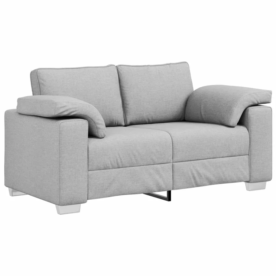 Canapé deux places Gris nuage 160 cm tissu - 2