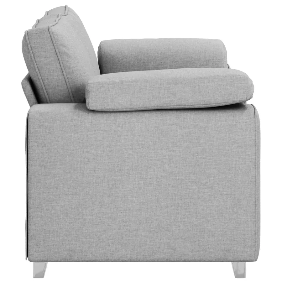 Canapé deux places Gris nuage 160 cm tissu - 5