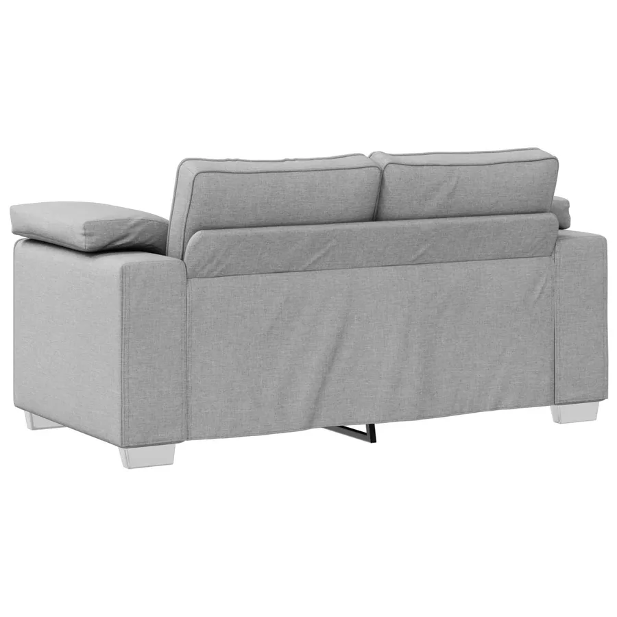 Canapé deux places Gris nuage 160 cm tissu - 6