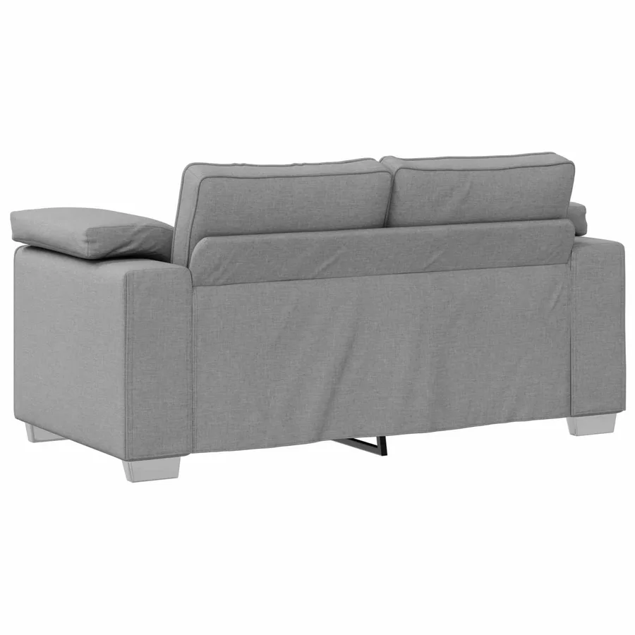 Canapé 2 pcs Gris nuage 219 x 80 x 82 cm tissu - 6