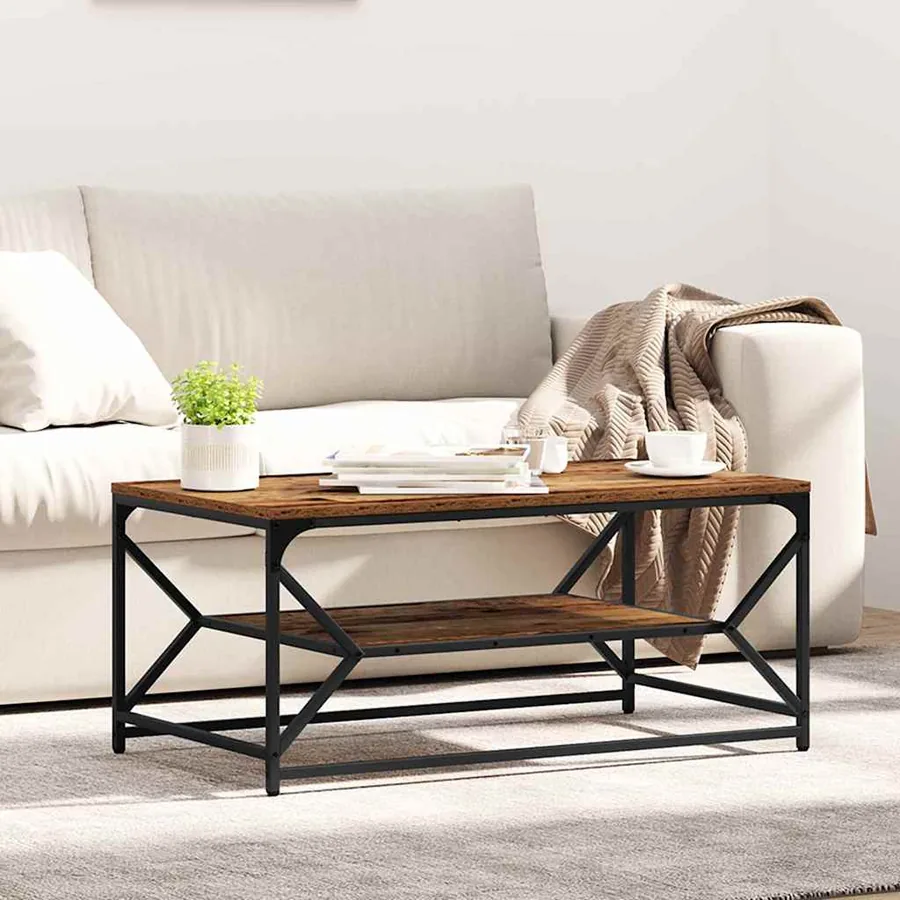 Table basse Bois Ancien 90 x 50 x 40 cm