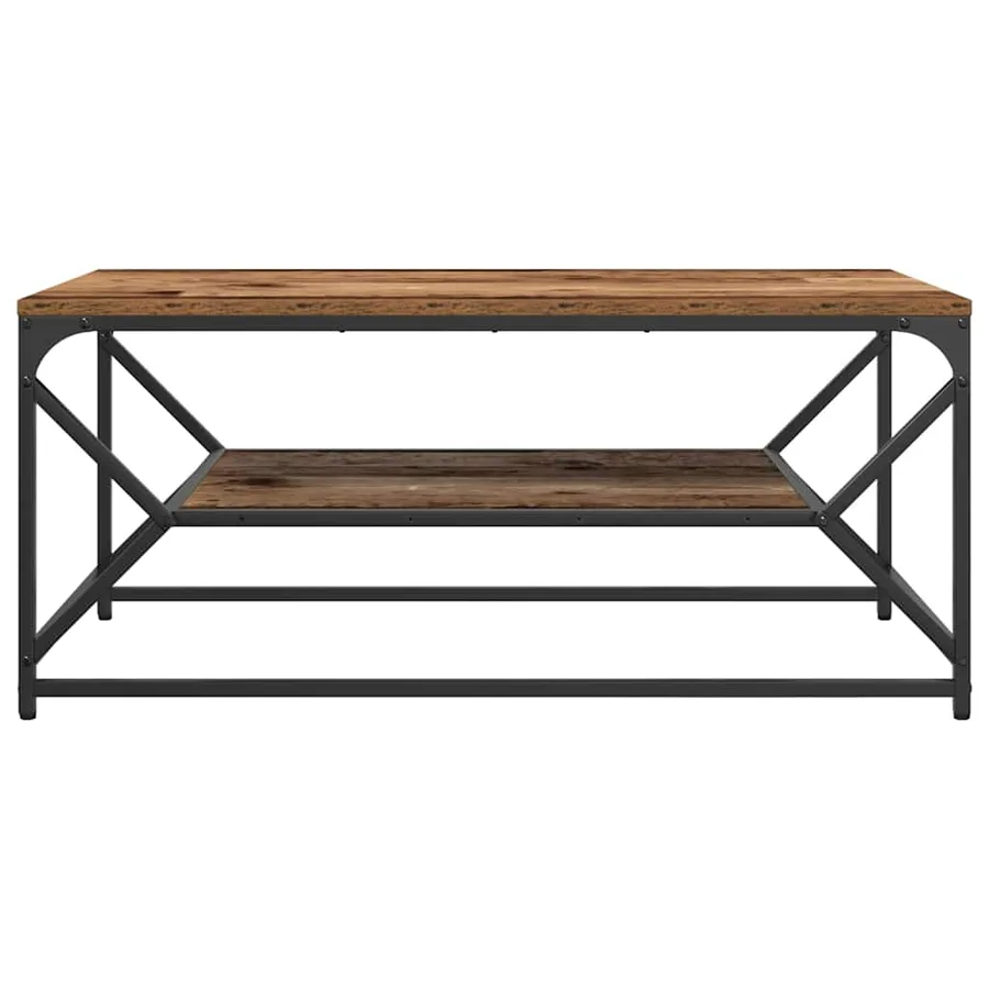 Table basse Bois Ancien 90 x 50 x 40 cm - 5