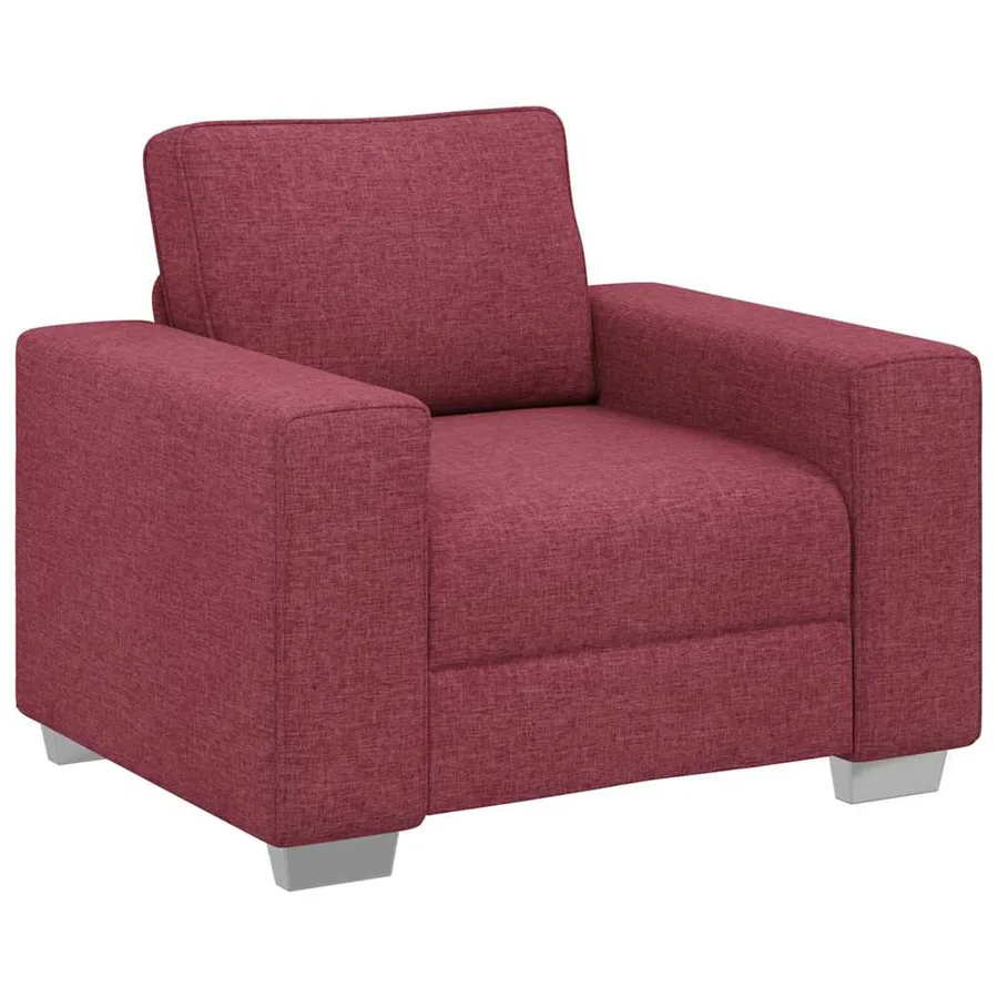 Fauteuil Bordeaux 100 cm tissu - 2
