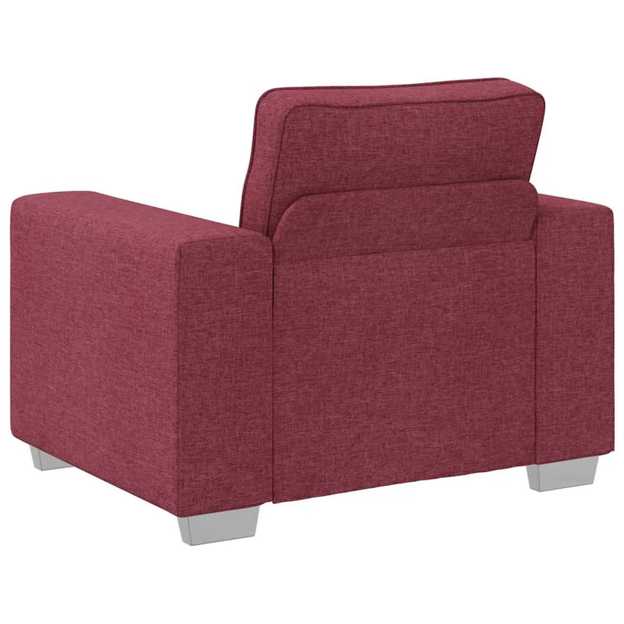 Fauteuil Bordeaux 100 cm tissu - 3
