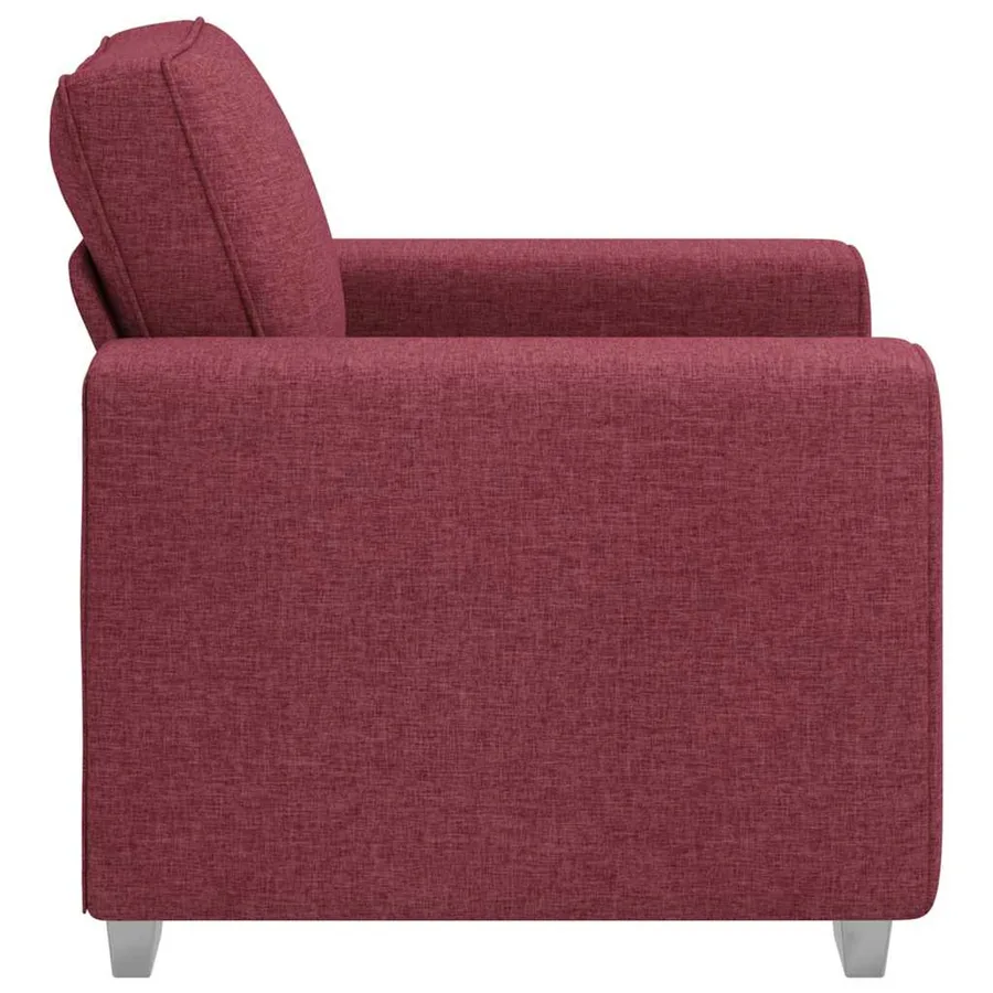 Fauteuil Bordeaux 100 cm tissu - 5