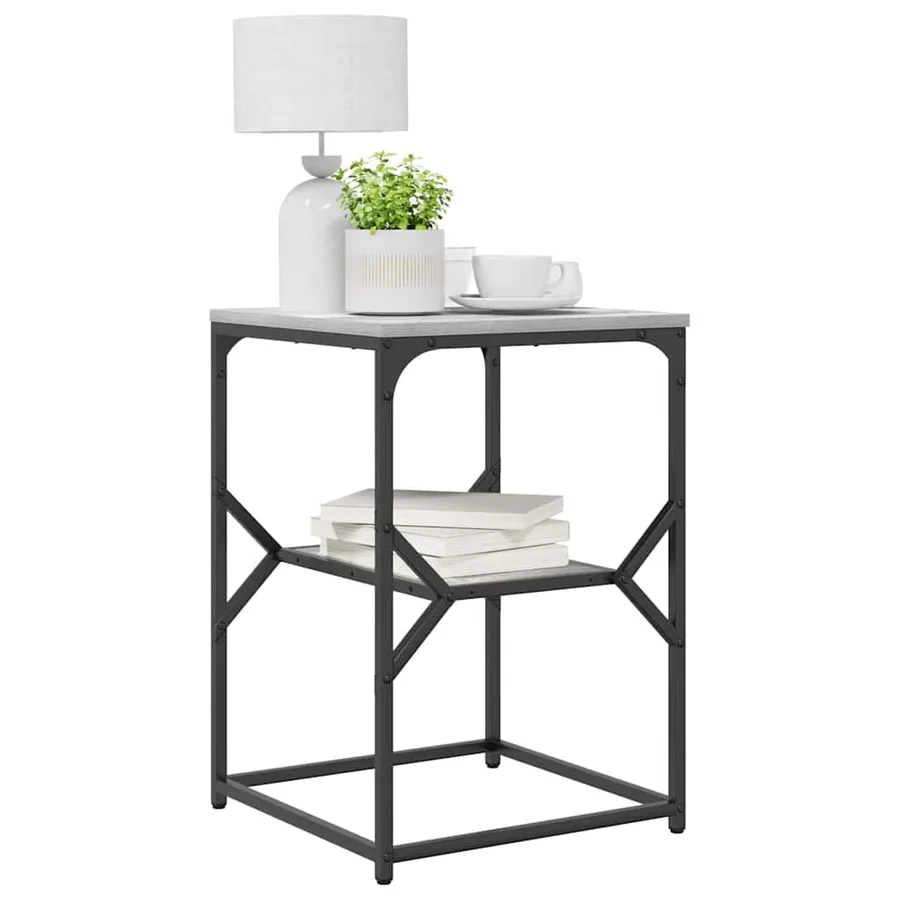 Table d'appoint Gris Sonoma 41 x 40 x 60 cm - 3
