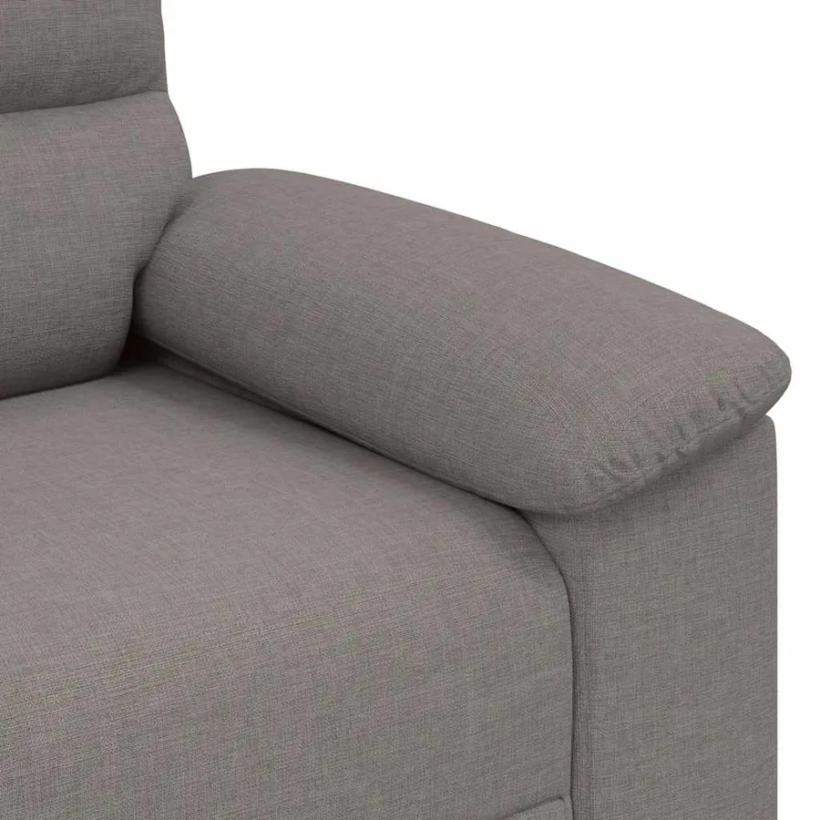 Canapé 2 places taupe 160x81x84 cm en tissu - 7