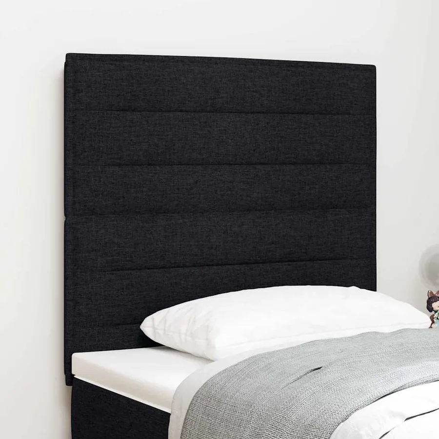 Tête de lit Noir 100 cm tissu