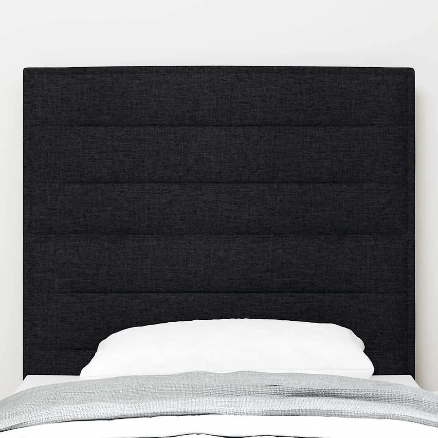 Tête de lit Noir 100 cm tissu - 3
