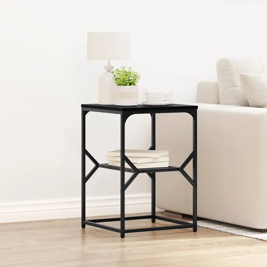 Table d'appoint Chêne noir 41 x 40 x 60 cm