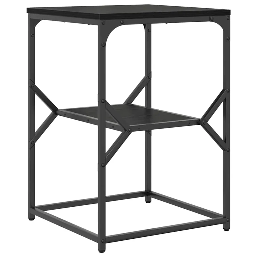 Table d'appoint Chêne noir 41 x 40 x 60 cm - 7