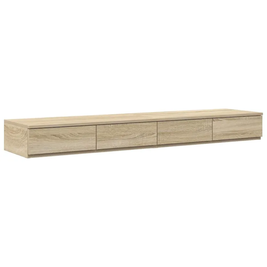 Tiroirs de lit avec tiroir Chêne Sonoma 150 x 36,5 x 16,5 cm - 2