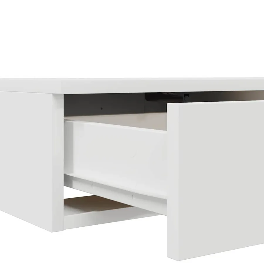 Tiroirs de lit Blanc 150 x 36,5 x 16,5 cm Bois d'ingénierie - 9