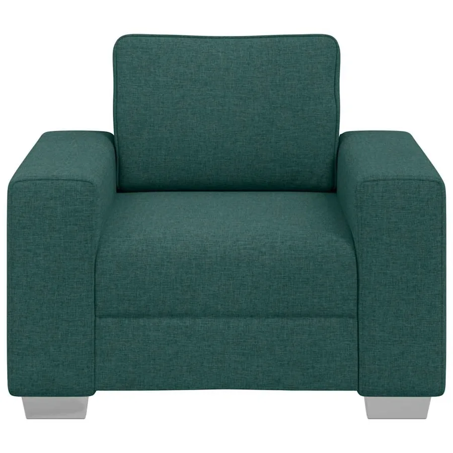Fauteuil Vert foncé 100 cm tissu - 3