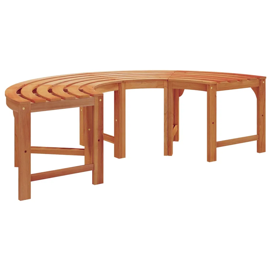Banc d'Arbre Naturel 160 x 80 x 45 cm Bois d'eucalyptus massif - 6