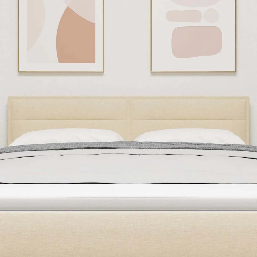 Tête de lit Crème 144 cm tissu - 3