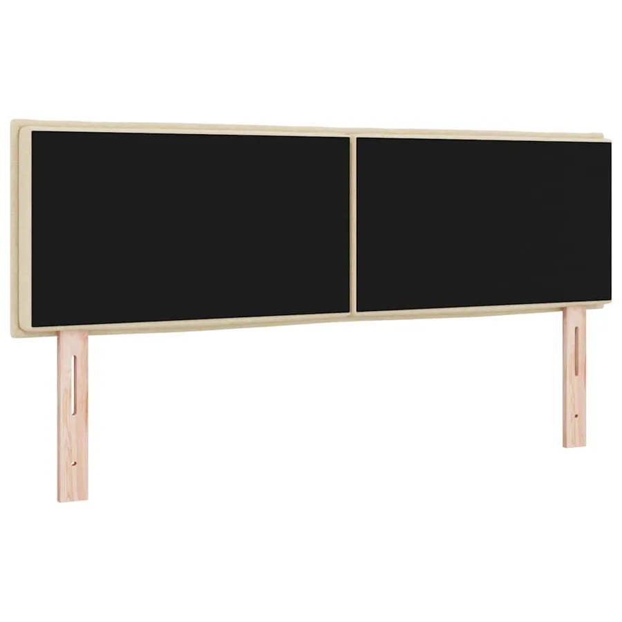 Tête de lit Crème 144 cm tissu - 6