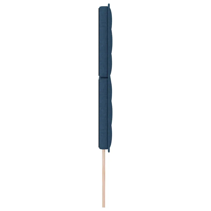 Tête de lit LED avec bandes LED Bleu 144 cm tissu - 6