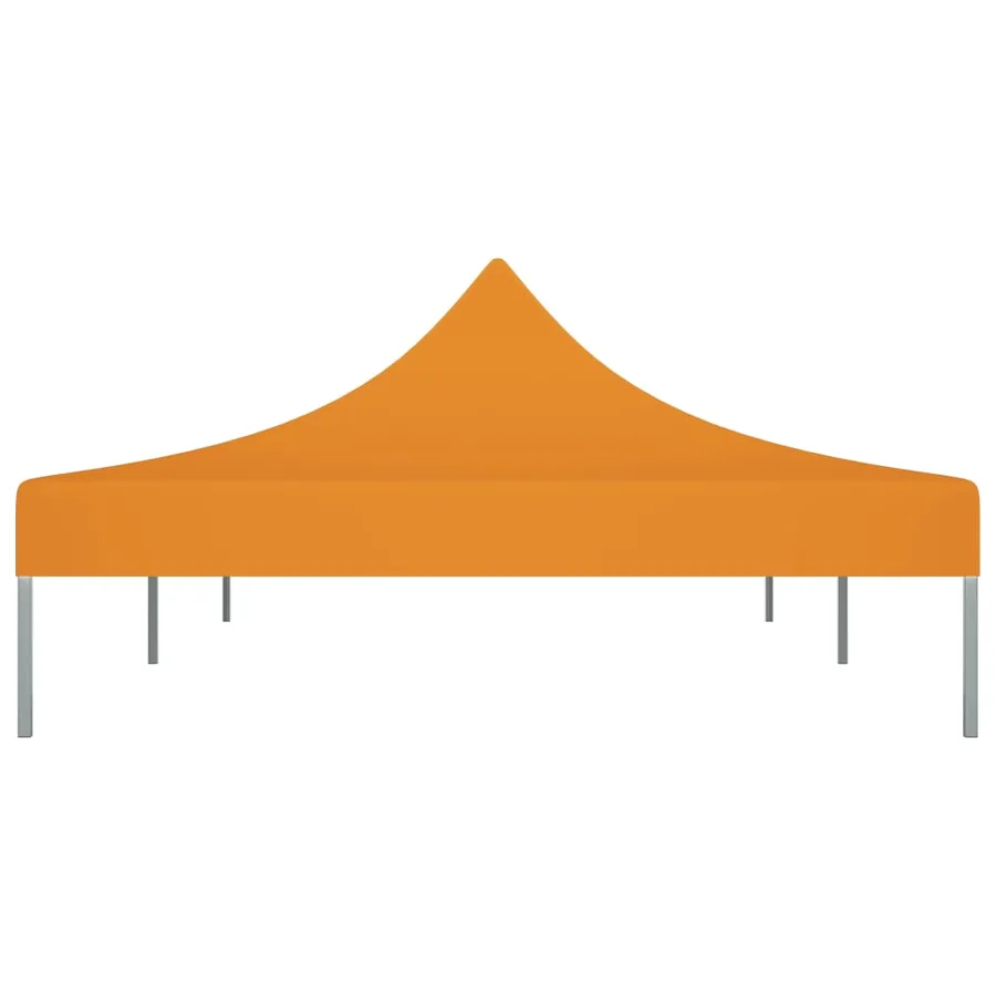 Toit de tente de réception 6x3 m Orange 270 g/m² - 4