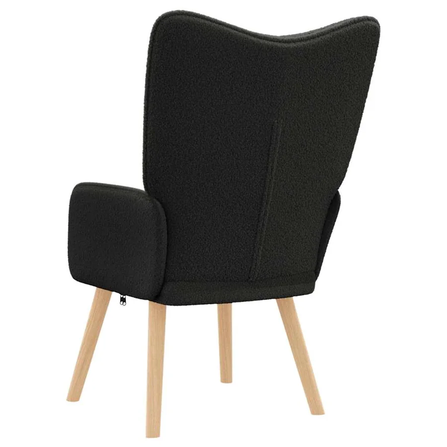 fauteuil Noir 62 x 67 x 95,5 cm Tissu Sherpa - 6