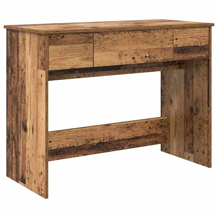 Table de cosmétiques avec tiroir Bois ancien 100 x 45 x 76 cm - 2