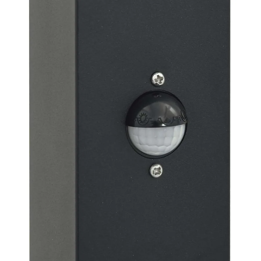 Borne lumineuse avec détecteur 50 cm Noir IP44 - 8