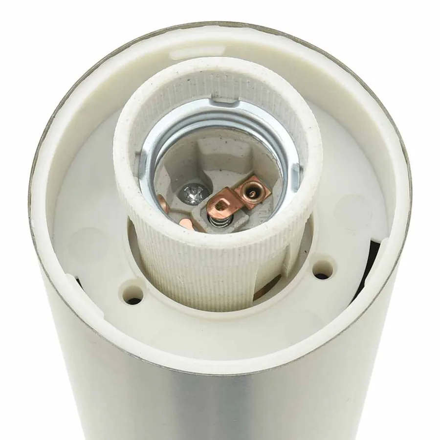 Borne lumineuse avec détecteur et prise 110 cm acier inoxydable IP44 - 11