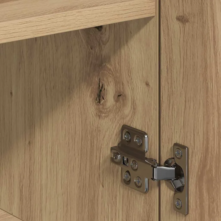 Buffet Chêne artisanal 78 x 38 x 80 cm Bois d'ingénierie - 9