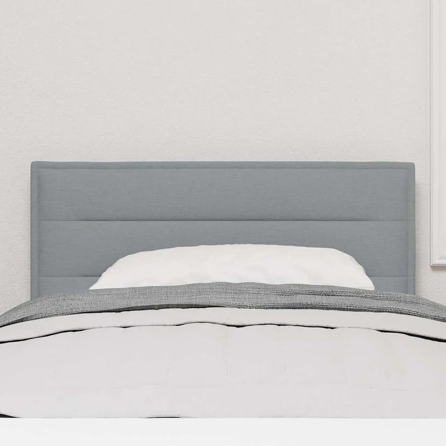 Tête de lit Gris clair 90 cm tissu - 3
