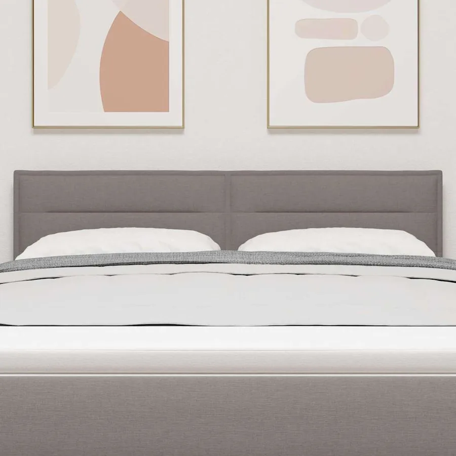 Tête de lit Taupe 160 cm tissu - 3