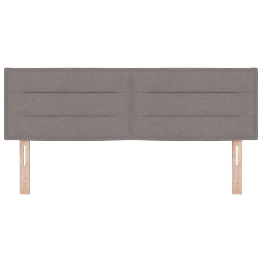 Tête de lit Taupe 160 cm tissu - 4