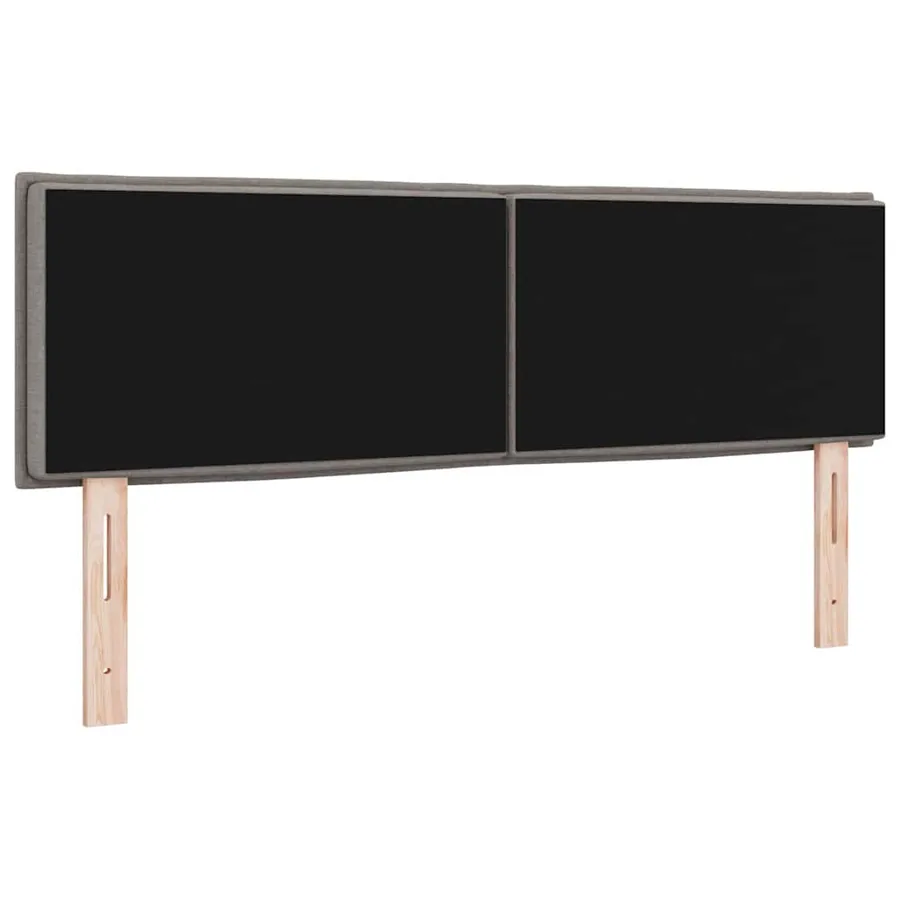 Tête de lit Taupe 160 cm tissu - 7
