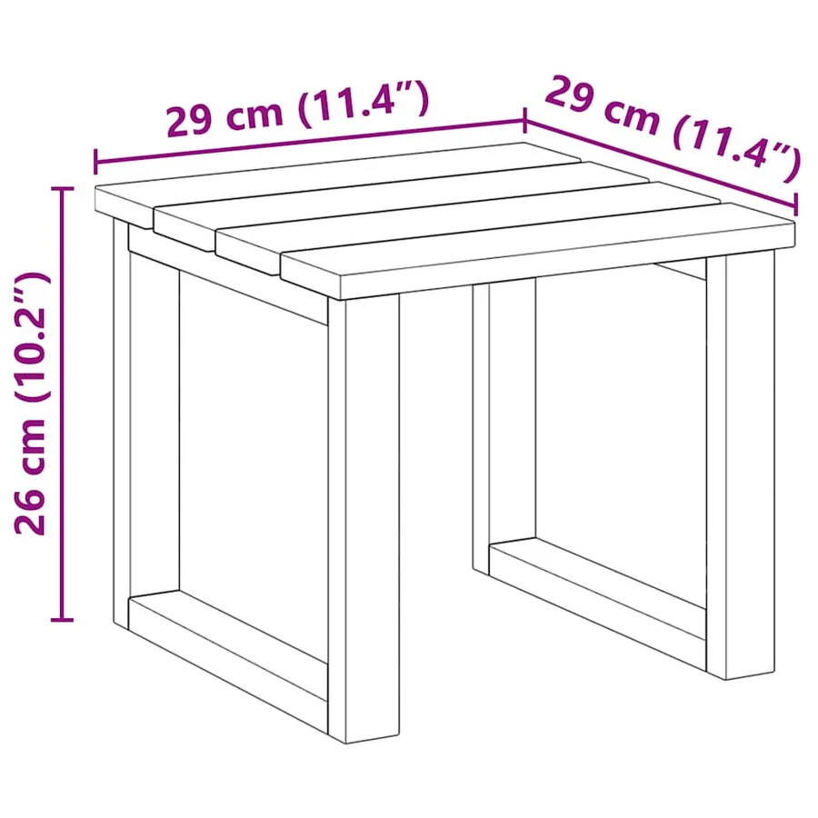 table 3 pcs Naturel Pinède imprégnée - 11