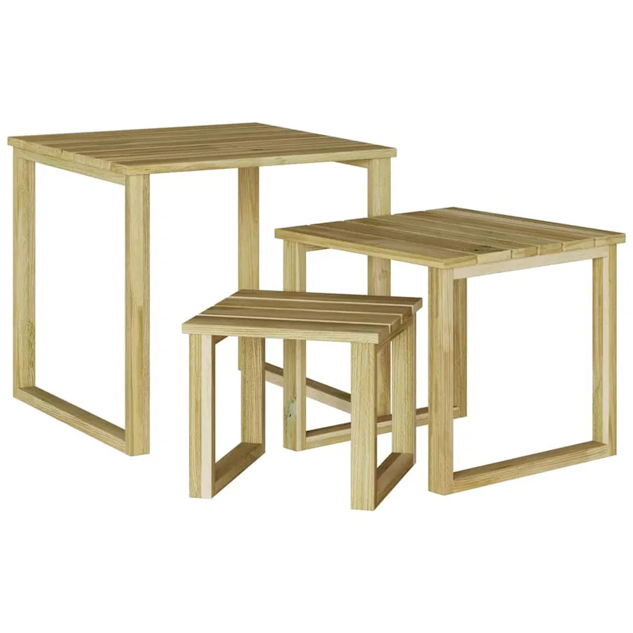 table 3 pcs Naturel Pinède imprégnée - 2