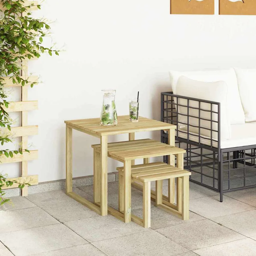 table 3 pcs Naturel Pinède imprégnée - 4